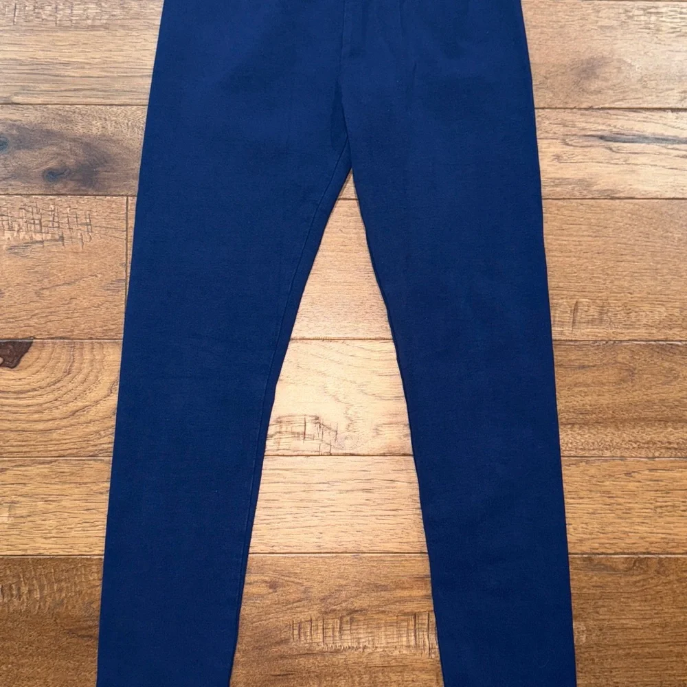 Hanna Andersson Girls Leggings - Size US 10 | 140 cm - Navy Blue